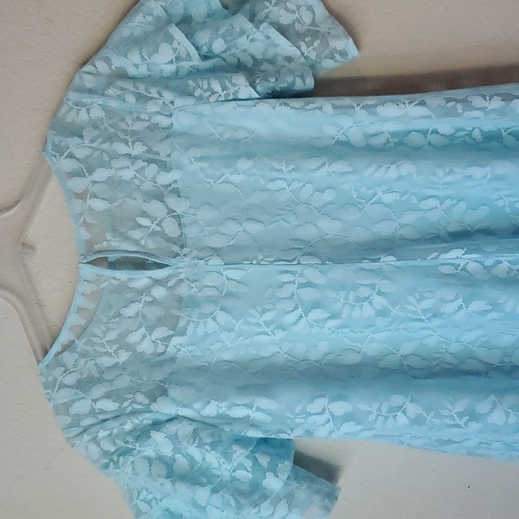 Lane Bryant sky blue pastel blue knee length dress size 14 - Picture 8 of 10